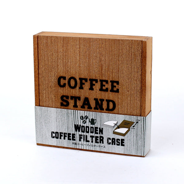 Coffee Filters Wood Box