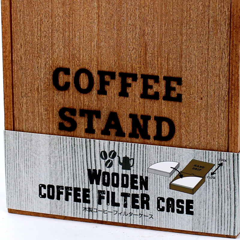 Coffee Filters Wood Box