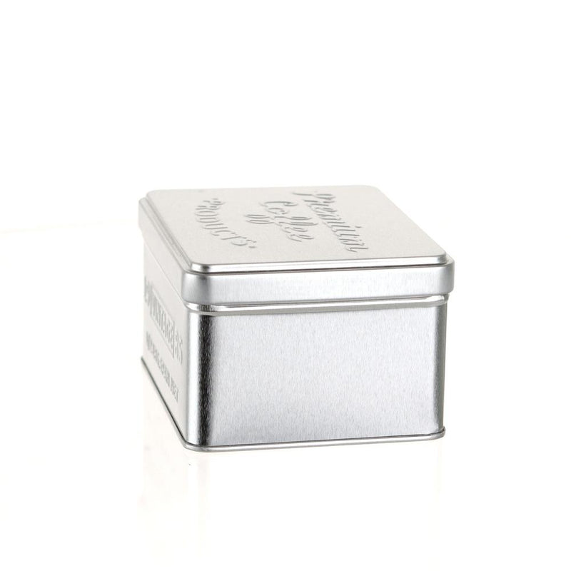 Tin Canister (Carbon Steel/Shallow/Coffee/Rectangular/10x12x7cm / 600mL)