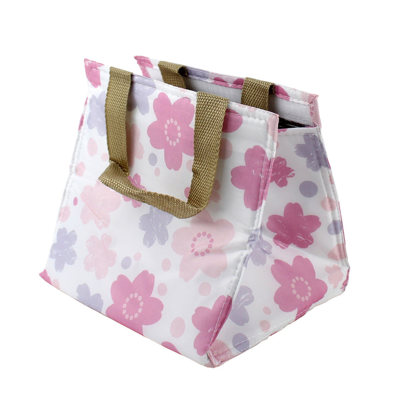 Cooler Bag (Fits 6 Of 350ml Cans / Thermal / Cherry Blossom / Leaf)