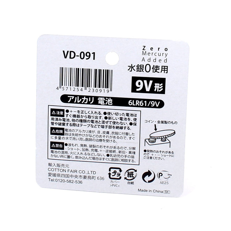 Alkaline 9V Battery