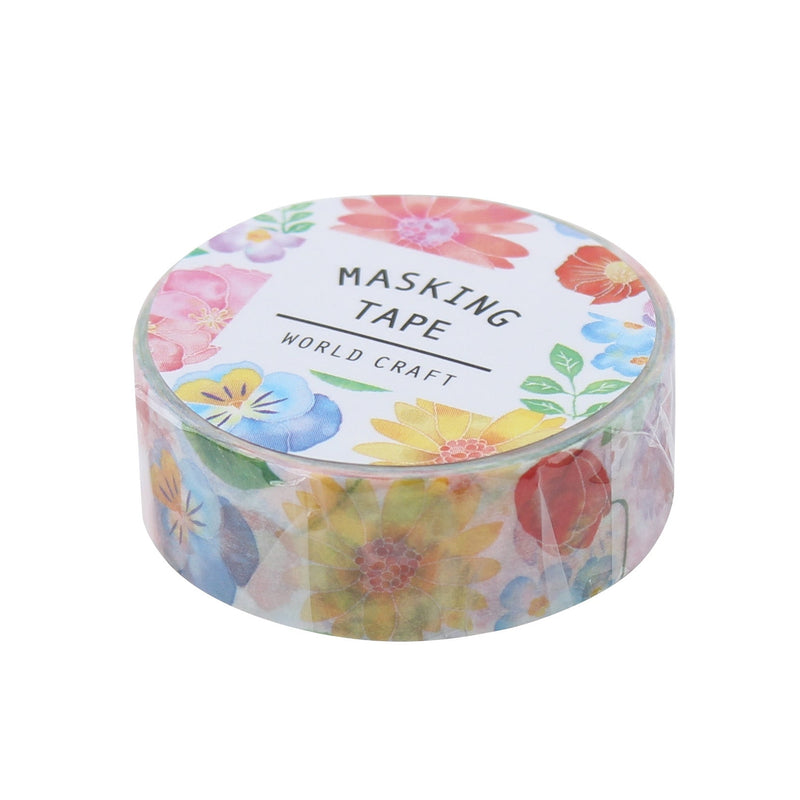 World Craft Flowers Masking Tape