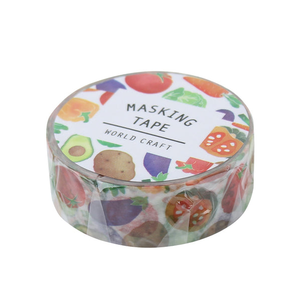World Craft Vegetables Masking Tape