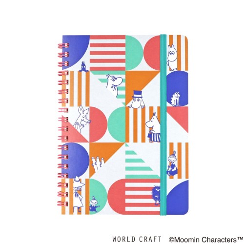 Graph Ruled Notebook (5mm Grid/With Band/B6: 18.3 x 13.2cm)