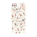 Stickers (PET/Rabbits/World Craft/Mamire/SMCol(s): Brown,Gray,Cream)
