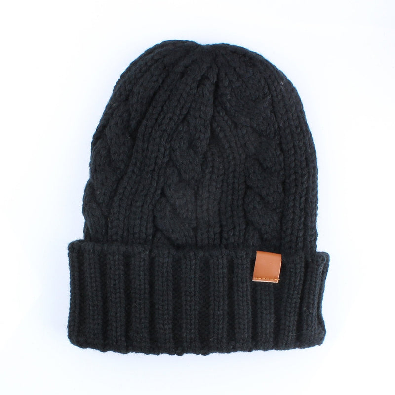 Cable Knit Free Size Knit Hat