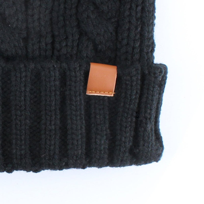 Cable Knit Free Size Knit Hat