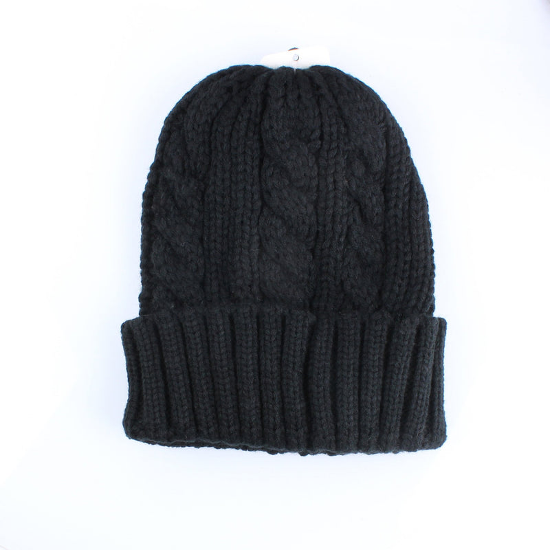 Cable Knit Free Size Knit Hat