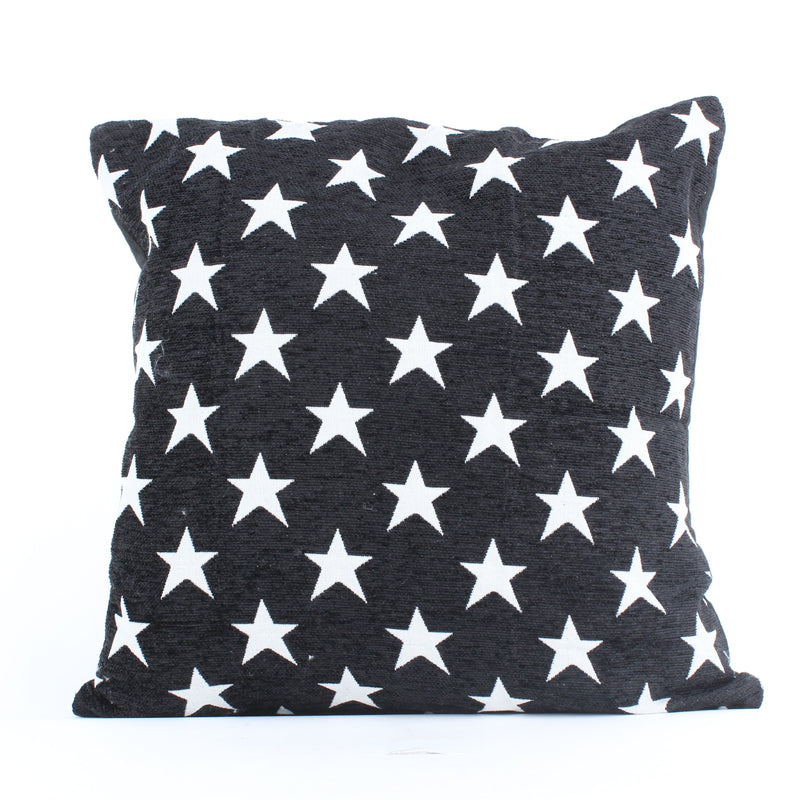 Star Cable-Knit Cushion Cover