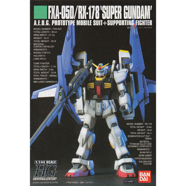Bandai HGUC 1/144 FXA-05D/RX-178 Super Gundam