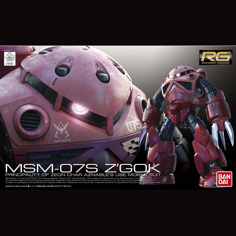 Bandai RG 1/144 MSM-07S Char's Z'Gok Gundam