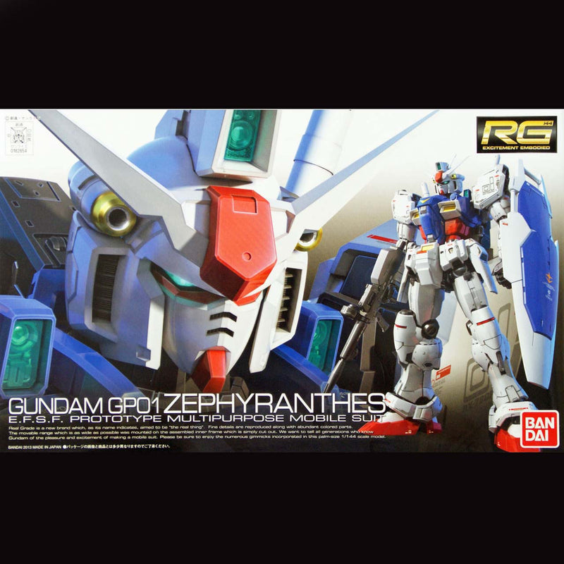 Bandai RG 1/144 RX-78 GP01 Gundam GP01 Zephyrantes
