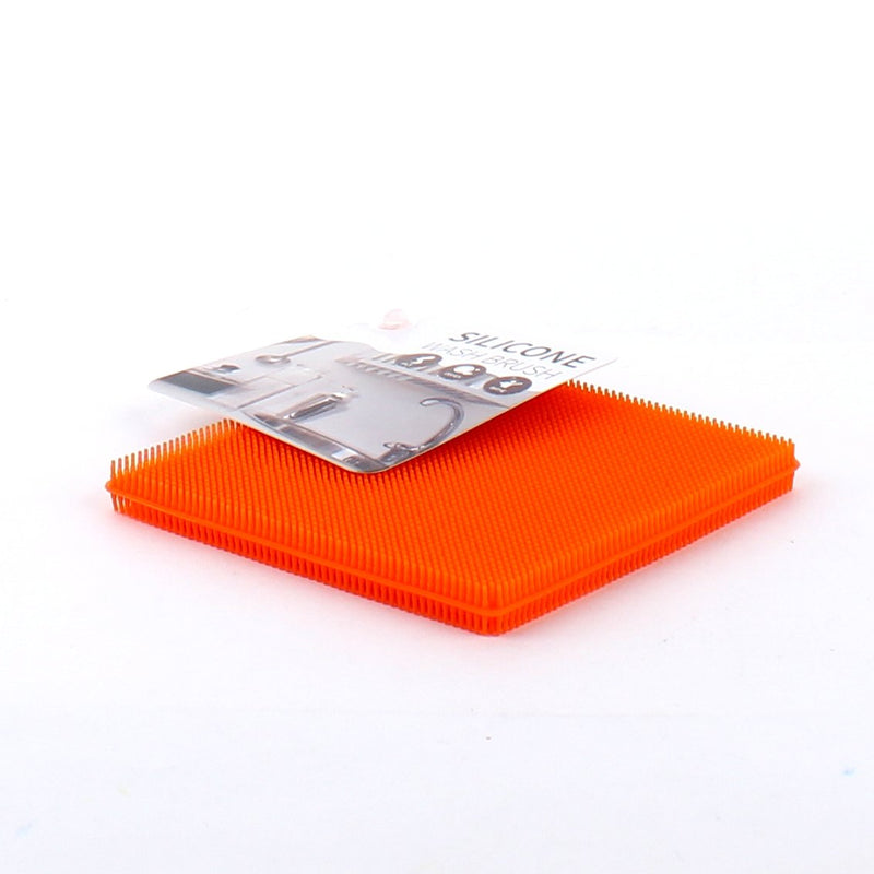 Orange Silicone Square Brush