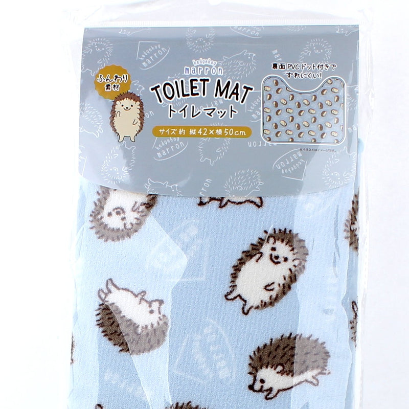 Hedgehog Cushioned Toilet Floor Mat