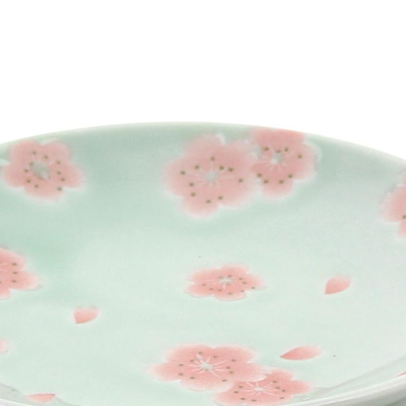 Plate (Cherry Blossom/WT*LT BL/d.13x1.5cm)