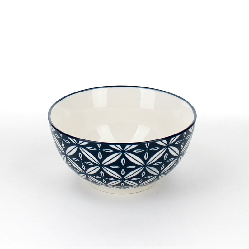 Bowl (Stoneware/Rice/Japanese Design/Blue/11x3.5cm)