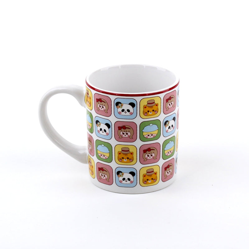 Mug (Porcelain/Retro/Animal/225mL)