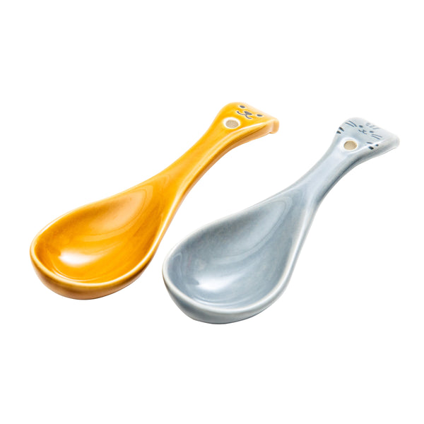 Soup Spoon (Stoneware/Microwave & Dishwasher Safe/Animal/13.5cm/SMCol(s): Brown/White/Grey)