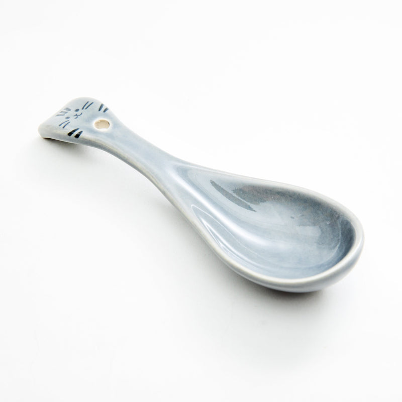 Soup Spoon (Stoneware/Microwave & Dishwasher Safe/Animal/13.5cm/SMCol(s): Brown/White/Grey)