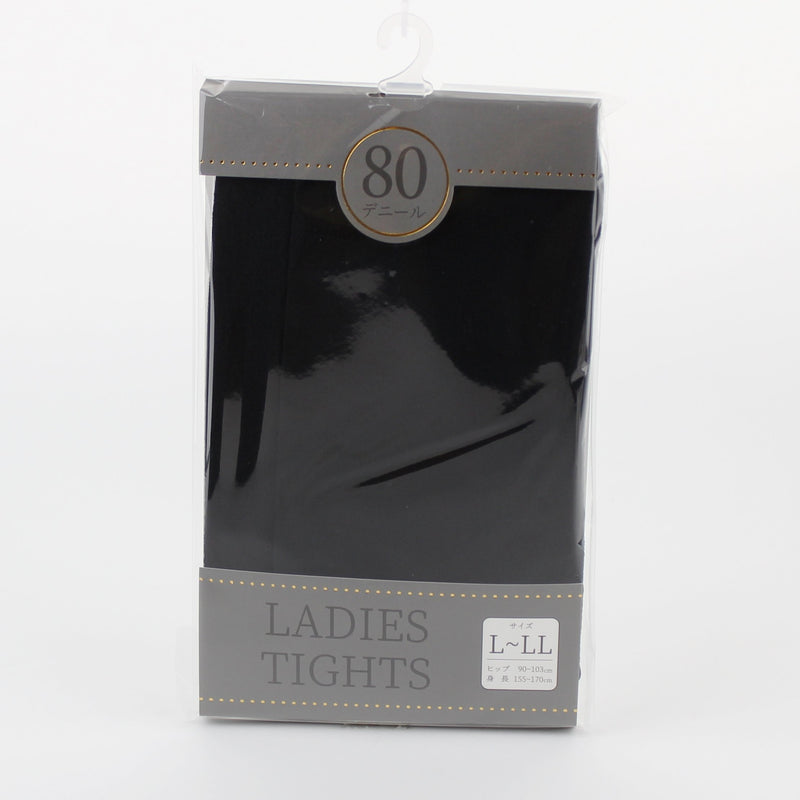 Women 80 Denier Tights (L-LL)