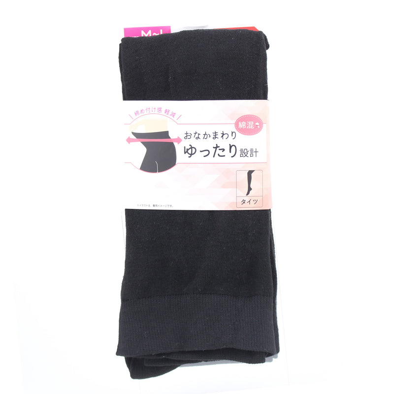 Tights (Loose Waist Style/M-L: Hip 85-98cm, Height 150-165cm/SMCol(s): Black)