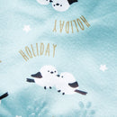 Socks (Fleece Lining/Non-Slip/For Indoor/Long-tailed Tit/23-25cm/1 Pair/Paire/SMCol(s): Green)