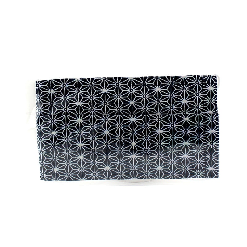 Mask (With Filter Pocket/Pleated/Hemp Leaves/L/Namioto/17x10cm)