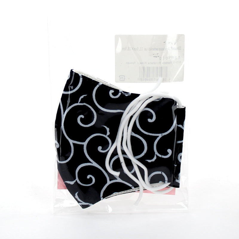 Mask (3D / Arabesque / M / Navy Blue)