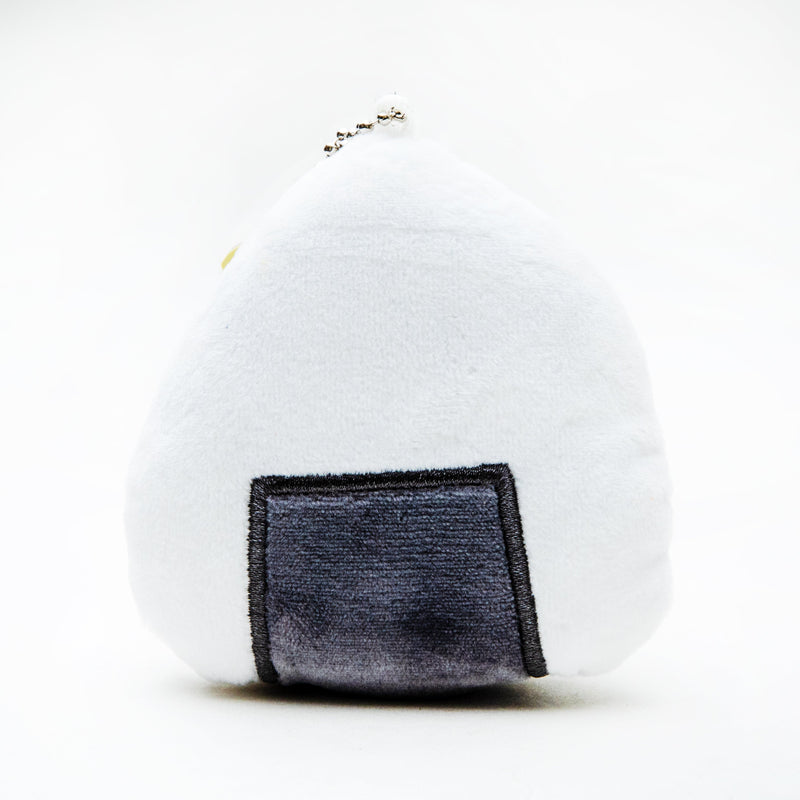 Plushie (Key Chain/Cute Eyes Bento Box: Onigiri Rice Ball/Palm Size/7x8cm/Yell/SMCol(s): Black,White)