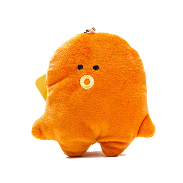 Plushie (Key Chain/Cute Eyes Bento Box: Orange Octopus/Palm Size/3x9x9cm/Yell/SMCol(s): Orange)