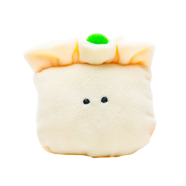 Plushie (Key Chain/Cute Eyes Bento Box: Shumai Dumpling/Palm Size/7x7cm/Yell/SMCol(s): White)