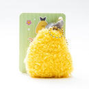 Plushie (Key Chain/Mini/Cute Eyes Side Dishes: Fried Horse Mackerel/Palm Size/4.5x5cm/SMCol(s): Yellow)