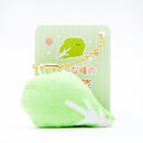 Plushie (Key Chain/Mini/Cute Eyes Side Dishes: Lettuce/Palm Size/4x6.5cm/SMCol(s): Green)