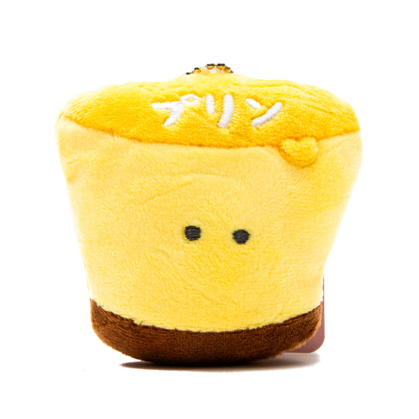 Plushie (Key Chain/Cute Eyes School Lunch: Pudding/Palm Size/3x8x8cm/Yell/SMCol(s): Yellow)