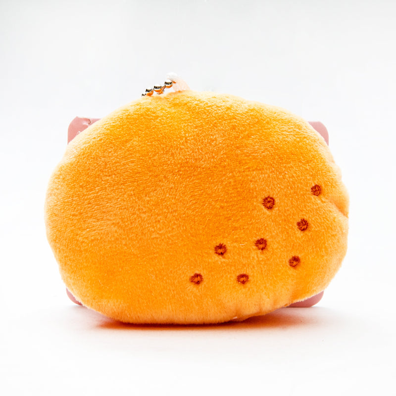 Plushie (Key Chain/Cute Eyes School Lunch: Frozen Mandarin/Palm Size/3x9x7cm/Yell/SMCol(s): Orange)