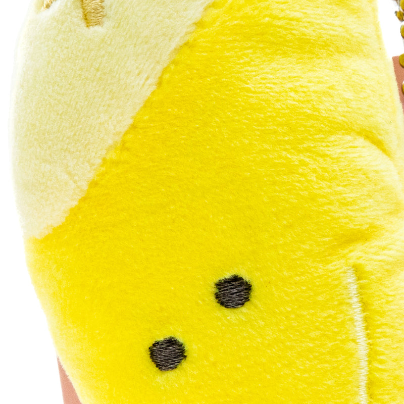 Plushie (Key Chain/Cute Eyes School Lunch: Cut Banana/Palm Size/5x12cm/SMCol(s): Yellow)