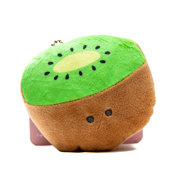 Plushie (Key Chain/Cute Eyes School Lunch: Cut Kiwi/Palm Size/8x7cm/SMCol(s): Green,Brown)