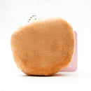 Plushie (Key Chain/Cute Eyes School Lunch: Cut Kiwi/Palm Size/8x7cm/SMCol(s): Green,Brown)