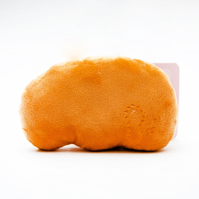 Plushie (Key Chain/Cute Eyes School Lunch: Bread/Palm Size/10x5cm/SMCol(s): Orange)