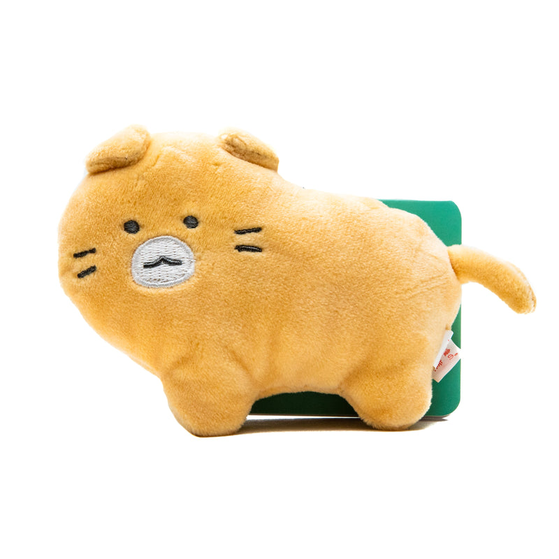 Plushie (Key Chain/Cute Eyes Dogs & Cats: Scottish Fold/Palm Size/3.3x9.8x7.7cm/SMCol(s): Orange)