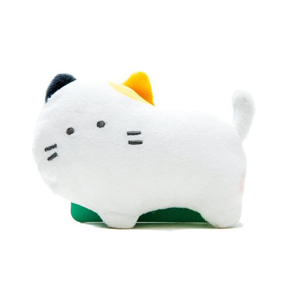 Plushie (Key Chain/Cute Eyes Dogs & Cats: Calico Cat/Palm Size/3.3x9.8x7.7cm/SMCol(s): White)