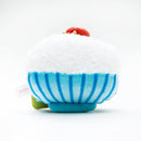 Plushie (Key Chain/Cute Eyes Japanese: Ochazuke Green Tea Over Rice/Palm Size/10x9cm/SMCol(s): White,Blue)