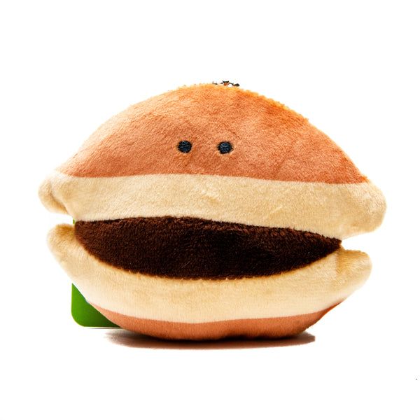 Plushie (Key Chain/Cute Eyes Sweets Shop: Dorayaki/Palm Size/3x10x7.5cm/Yell/SMCol(s): Brown)