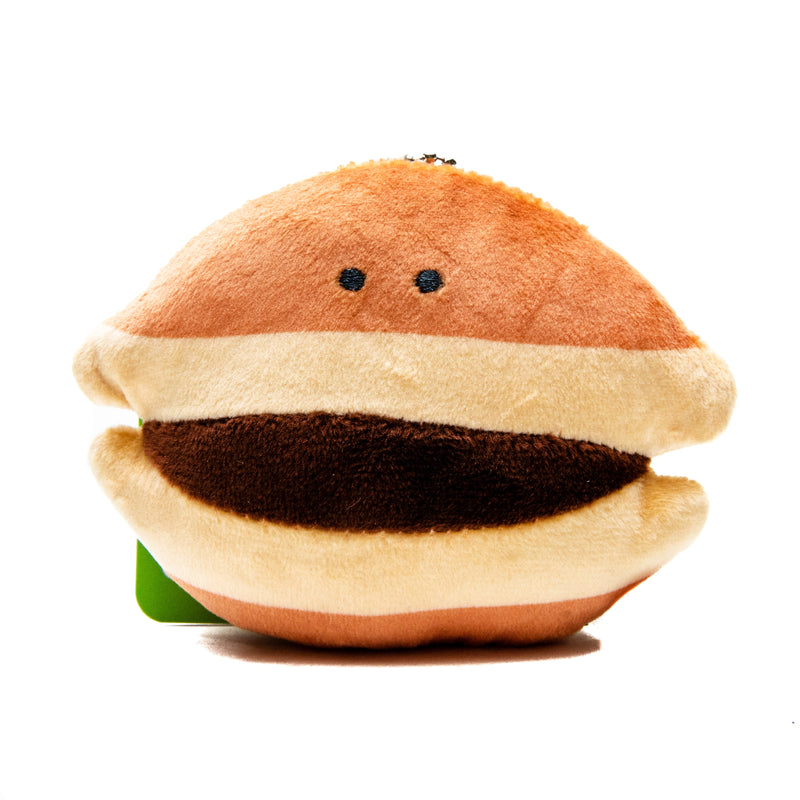 Plushie (Key Chain/Cute Eyes Sweets Shop: Dorayaki/Palm Size/3x10x7.5cm/Yell/SMCol(s): Brown)