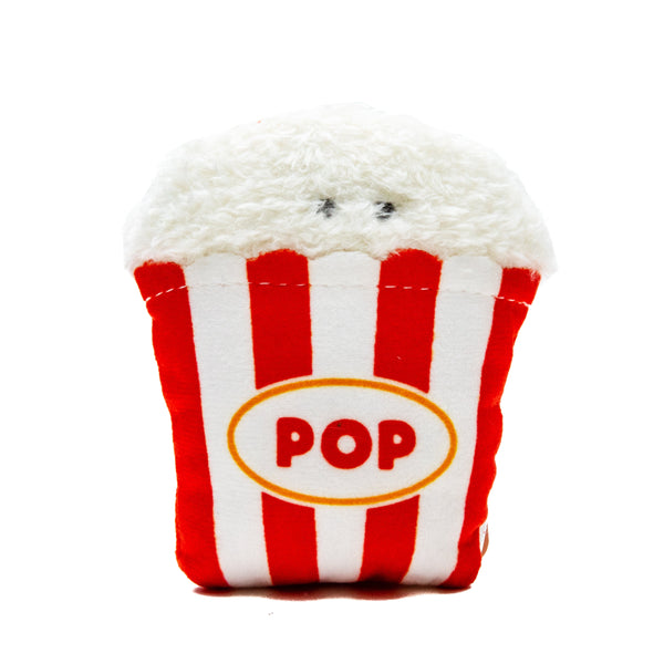 Plushie (Key Chain/Cute Eyes Fast Food: Popcorn/Palm Size/3x9x9cm/Yell/SMCol(s): Red,White)