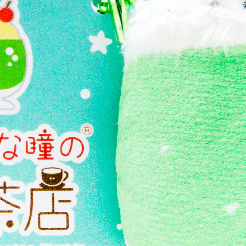 Plushie (Key Chain/Mini/Cute Eyes Café: Melon Cream Soda/Palm Size/4x7cm/SMCol(s): White,Green)