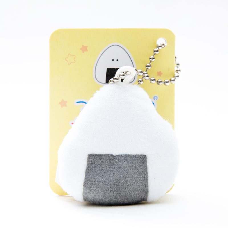 Plushie (Key Chain/Mini/Cute Eyes Bento Box: Onigiri Rice Ball/Palm Size/2x4.5x4.5cm/Yell/SMCol(s): Black,White)