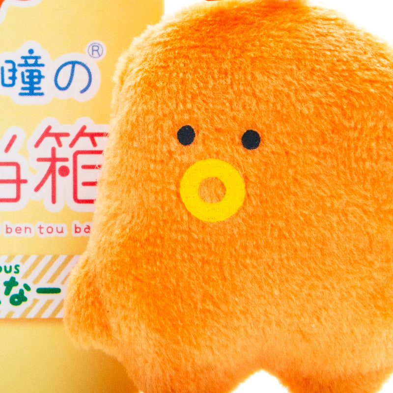 Plushie (Key Chain/Mini/Cute Eyes Bento Box: Orange Octopus-Shaped Sausage/Palm Size/4x4cm/SMCol(s): Orange)