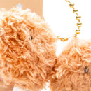 Plushie (Key Chain/Mini/Cute Eyes Side Dishes: Chicken Karaage/Palm Size/3.5x3cm/SMCol(s): Brown)