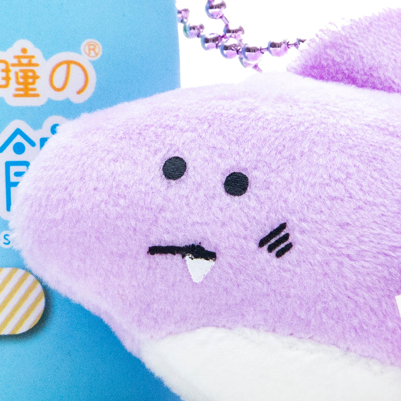 Plushie (Key Chain/Mini/Cute Eyes Aquarium: Shark/Palm Size/6x4cm/SMCol(s): Purple)